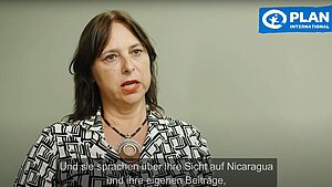 Die Länderdirektorin von Plan in Nicaragua, Johanna Langbroek