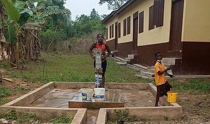 Wasserversorgung in Ghana